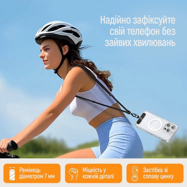 Фото - Ремінець для смартфону Colorway Freedom Strap, red (CW-SCFS-RD)