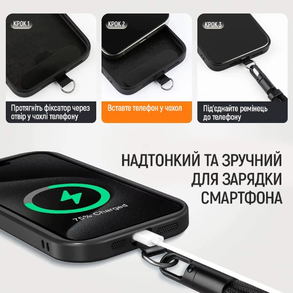 Фото - Ремешок для смартфона Colorway Handy Strap, mint (CW-SCHS-MT)