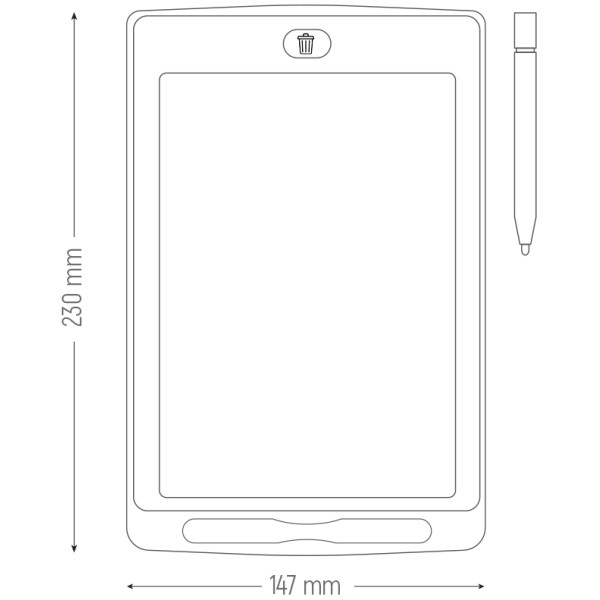 Фото - Графічний планшет Colorway LCD Writing Tablet 8.5 (CW-WT8BK)