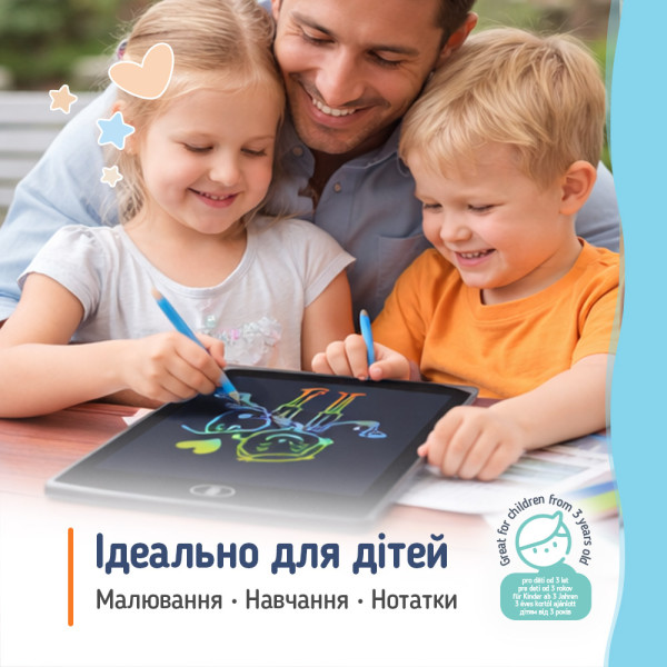 Фото - Графічний планшет Colorway LCD Writing Tablet 8.5 (CW-WT8BK)