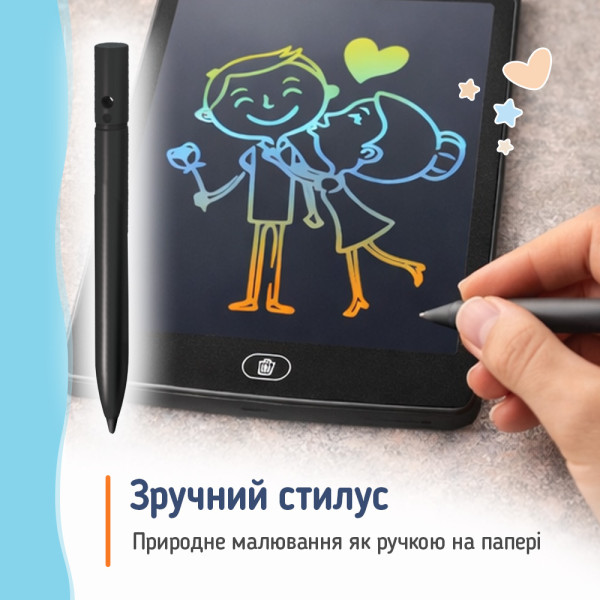 Фото - Графічний планшет Colorway LCD Writing Tablet 8.5 (CW-WT8BK)