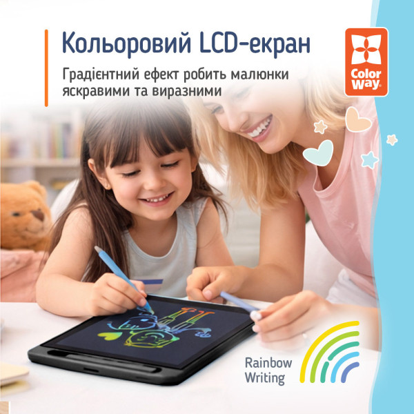 Фото - Графічний планшет Colorway LCD Writing Tablet 8.5 (CW-WT8BK)