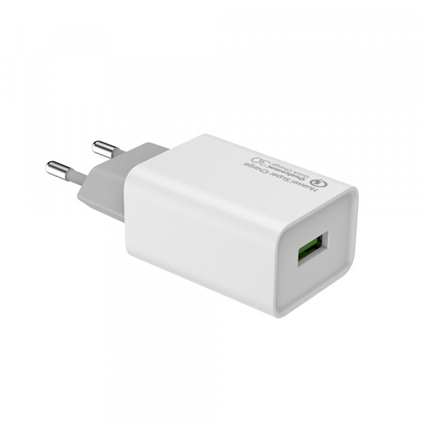 Фото - Мережевий зарядний пристрій Colorway QC3.0 1xUSB 4A White (CW-CHS014Q-WT)