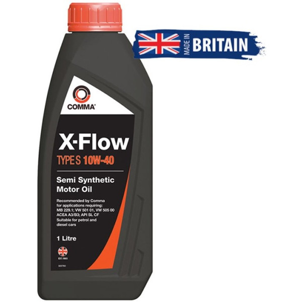 Фото - Масло для авто COMMA X-FLOW TYPE S 10W-40 1л (XFS1L)