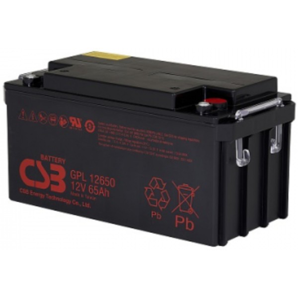 Фото - Аккумулятор для ИБП CSB 12V 65Ah (GPL12650) Фото - Аккумулятор для ИБП CSB 12V 65Ah (GPL12650)