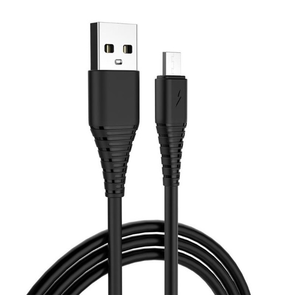 Фото - Кабель Colorway USB-microUSB PVC 2.4А 1 m Black (CW-CBUM025-BK)