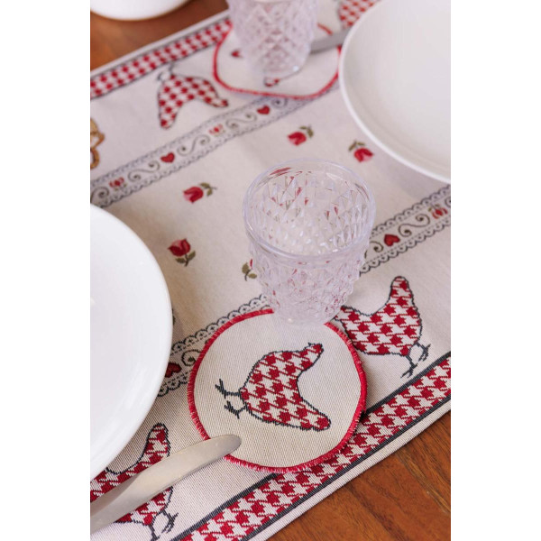 Фото - Салфетка для сервировки Прованс Гобеленовый набор Добробут D11 см (044373)