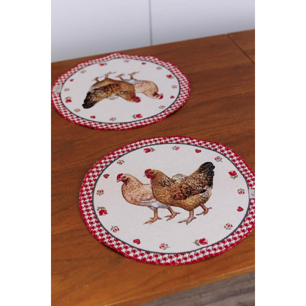 Фото - Салфетка для сервировки Прованс Добробут D35 см (044424)