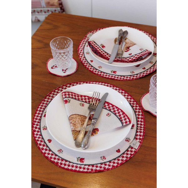 Фото - Салфетка для сервировки Прованс Добробут D35 см (044424)