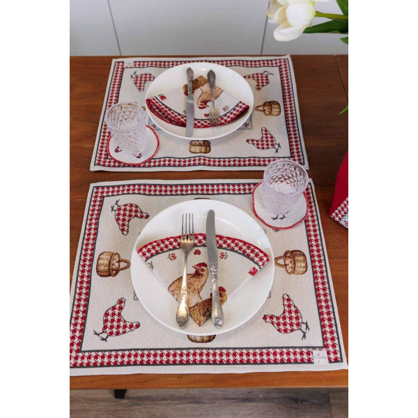 Фото - Салфетка для сервировки Прованс Добробут D35 см (044424)