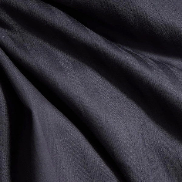 Фото - Комплект постільної білизни Moon&Star Satin Stripe Dark Serenity 160х220 нав. 2х40х60 (MS-820008595)