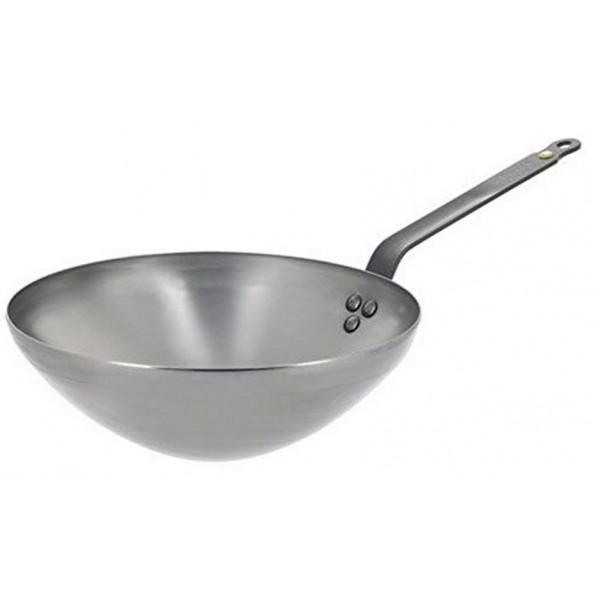 Фото - Сковорода ВОК de Buyer 28 см 5618.28 Фото - Сковорода ВОК de Buyer 28 см 5618.28