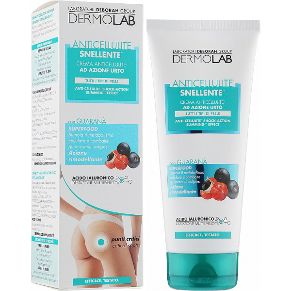 Фото - Гель для тіла DERMOLAB антицелюлітний шокової дії з ефетом схуднення для всіх типів шкіри 200 мл (8009518351125)