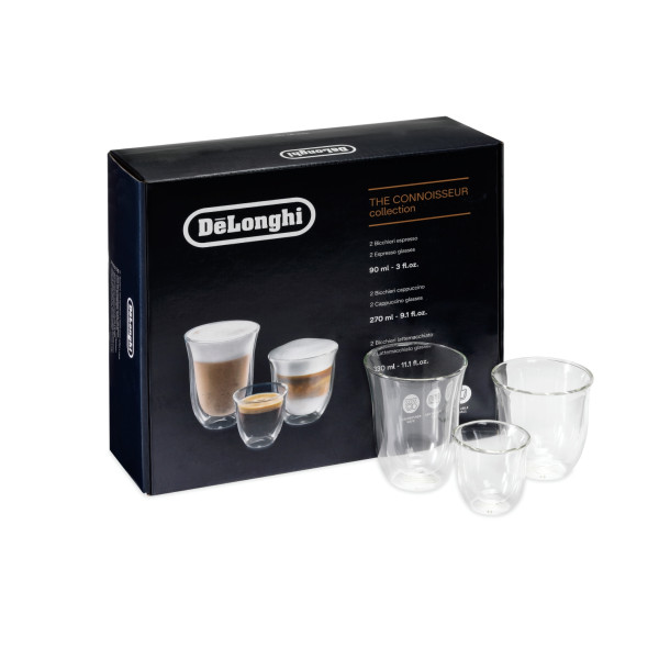 Фото - Набір склянок з подвійними стінками Delonghi DLSC302 Mix 6 пр.