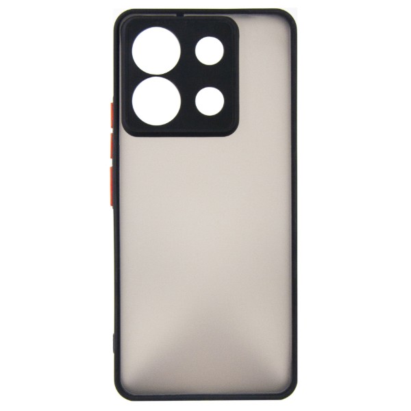 Фото - Чехол для смартфона DENGOS for Xiaomi Redmi Note 13 Pro 5G Black (DG-KM-68) + стекло