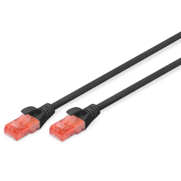 Фото - Кабель патч-корд Digitus CAT 6 UTP, 2 m AWG 26/7 Black (DK-1617-020/BL)