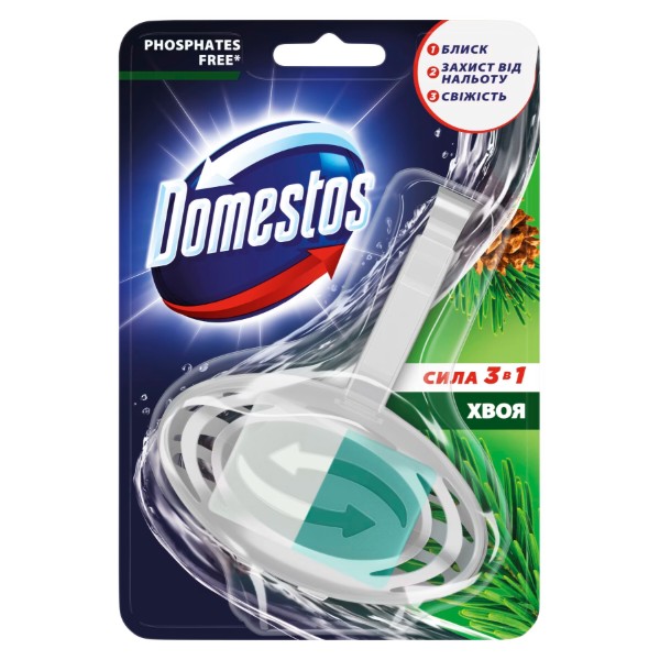 Фото - Туалетний блок Domestos Хвоя, 35 г