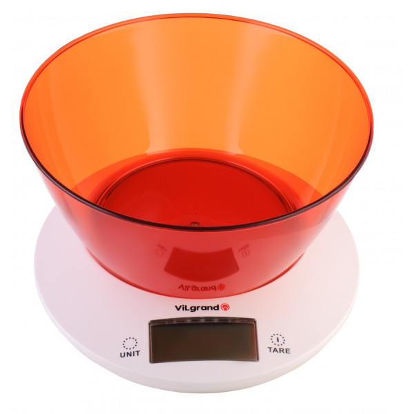 Фото - Весы кухонные ViLgrand VKS-533C Red