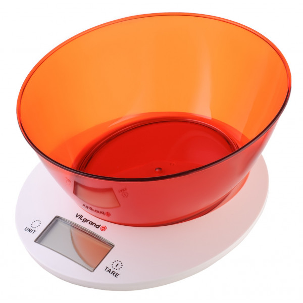 Фото - Весы кухонные ViLgrand VKS-533C Red