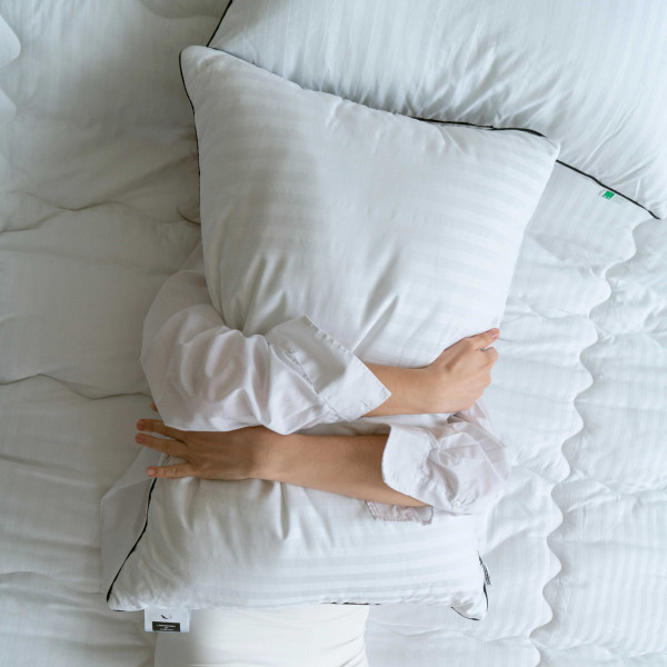 Фото - Подушка стандартная MirSon хлопковая 1458 Royal Pearl Hand Made Высокая 60х60 см (2200001538504)