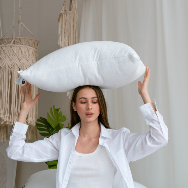 Фото - Подушка стандартная MirSon хлопковая №884 Julia Hand made Мягкая 50х70 см (2200003226911)