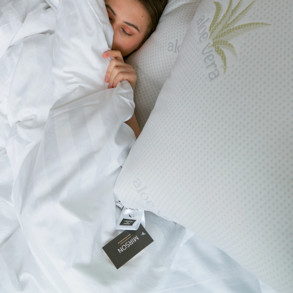 Фото - Подушка стандартна MirSon бавовняна №882 Dorotea Hand made Середня 40х60 см (2200003226478)