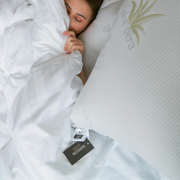 Фото - Подушка стандартна MirSon антиалергенна №721 Dorotea Tencel м'яка 40х60 см (2200001484863)