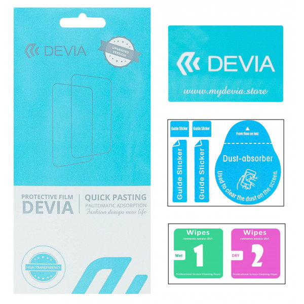 Фото - Захисна плівка для смартфону DEVIA for ZTE Blade L220 двостороння (DV-ZT-BDAL220FB)