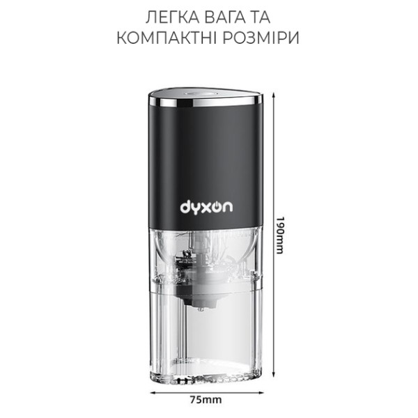 Фото - Кофемолка Dyxon MEGAGRIND 155 Black (DXNKMMGGD155B)