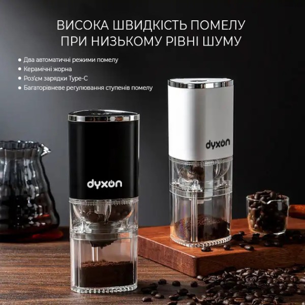 Фото - Кавомолка Dyxon MEGAGRIND 155 White (DXNKMMGGD155W)