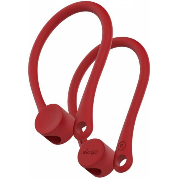 Фото - Тримач для навушників Elago Earhook Red for Airpods (EAP-HOOKS-RD)