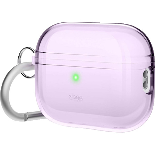 Фото - Чохол для навушників Elago Clear Hang Case Lavender for Airpods Pro 2nd Gen (EAPP2CL-HANG-LV)
