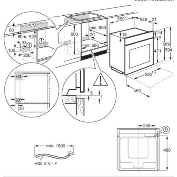 Фото - Духовой шкаф электрический Electrolux OKA9S31WX