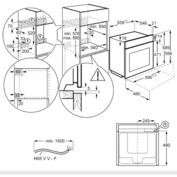 Фото - Духовой шкаф электрический Electrolux OKA9S31WX