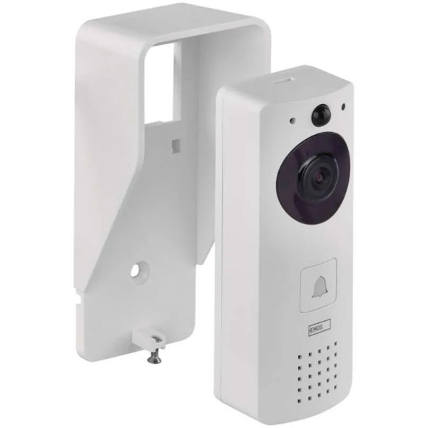 Фото - Бездротовий дверний дзвінок EMOS відеодзвінок H4030 GoSmart на акумуляторі з Wi-Fi і сонячною панеллю