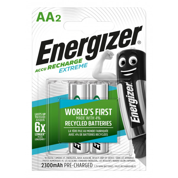 Фото - Аккумулятор тип AA Energizer AA 2300 Pre-Ch Extreme уп. 2шт. Фото - Аккумулятор тип AA Energizer AA 2300 Pre-Ch Extreme уп. 2шт.