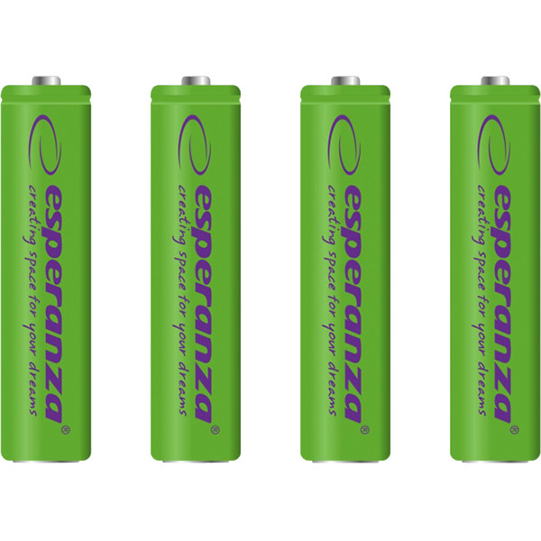 Фото - Акумулятор тип AAA Esperanza Ni-MH AAA 1000 mAh 4 шт. Green (EZA102G)