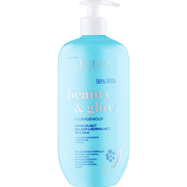 Фото - Лосьон для тела EVELINE для тела Beauty&Glow увлажняющий укрепляющий 350 мл (5903416040484) Фото - Лосьон для тела EVELINE для тела Beauty&Glow увлажняющий укрепляющий 350 мл (5903416040484)