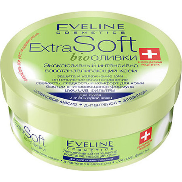 Фото - Крем для лица EVELINE Интенсивно восстанавливающий Extra Soft bio 200 мл (5907609338105)