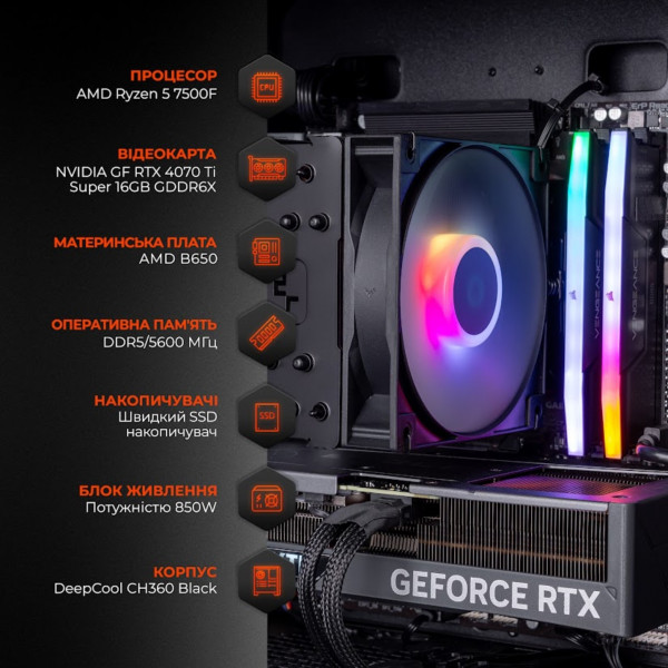 Фото - Системний блок Expert PC Divider (A75F.64.S10.47TS.G13283W)