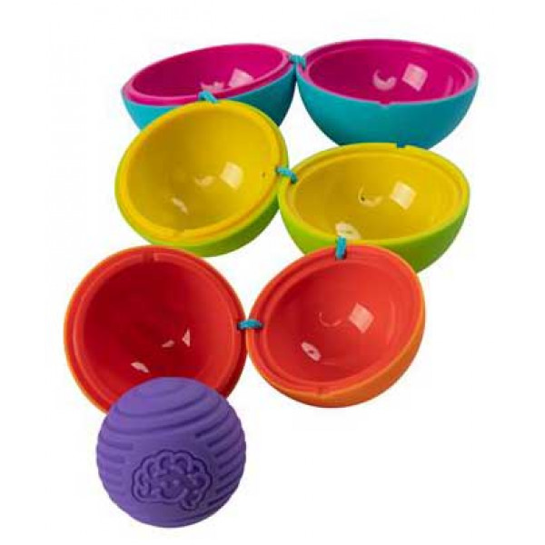 Фото - М'ячик для малюка Fat Brain Toys сенсорна Омбі Oombee Ball Сфери (F230ML)