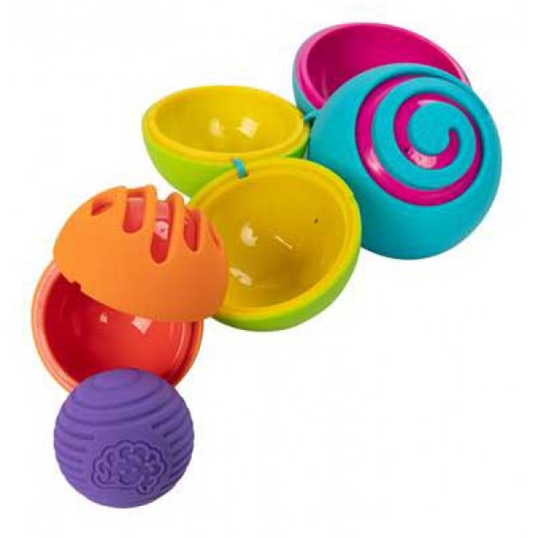 Фото - М'ячик для малюка Fat Brain Toys сенсорна Омбі Oombee Ball Сфери (F230ML)