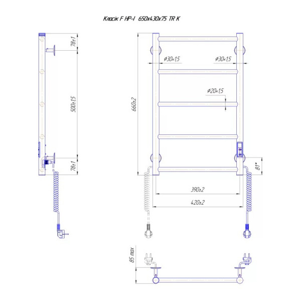 Фото - Рушникосушарка Mario Класік F НР-I (2.3.0700.10.P)