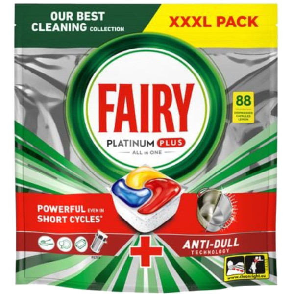Фото - Таблетка для посудомоечной машины Fairy Platinum Plus All in one Лимон 88 шт