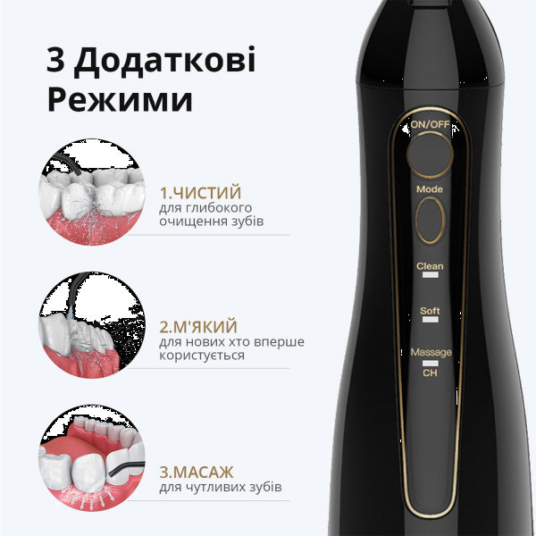 Фото - Зубна щітка електрична Fairywill E11 + іригатор F5020E
