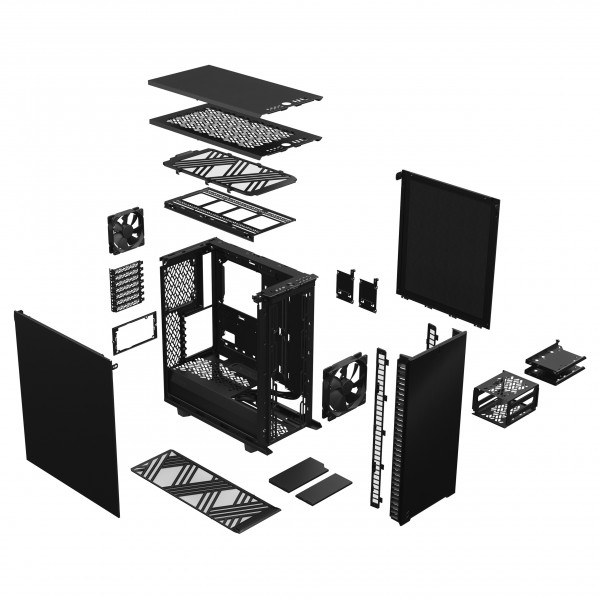 Фото - Корпус Fractal design ATX без БЖ Define 7 Compact Black (FD-C-DEF7C-01)