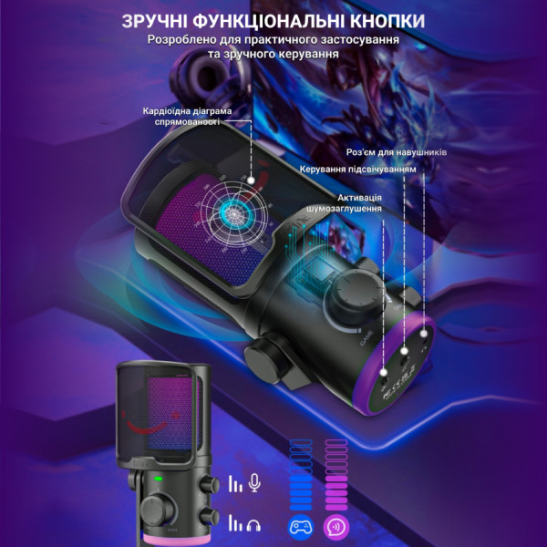 Фото - Микрофон для компьютера проводной Fifine TAM6