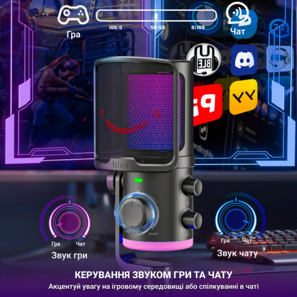 Фото - Микрофон для компьютера проводной Fifine TAM6