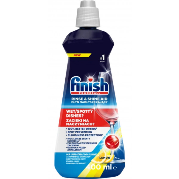 Фото - Ополаскиватель для посудомоечной машины Finish Rinse Лимон 400 мл