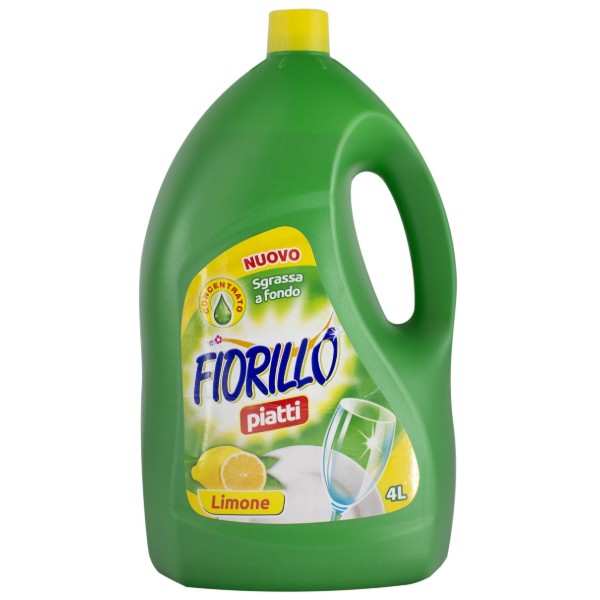 Фото - Засіб для ручного миття посуду Fiorillo Lemon 4 л (FDWGL4000)